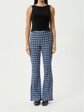 AFENDS MOUNTAINS SEERSUCKER FLARE PANT
