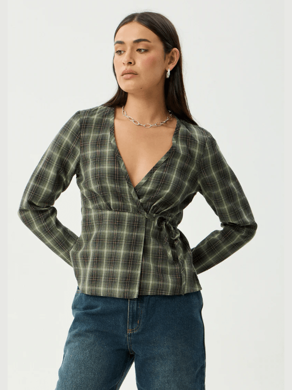 AFENDS JONAH LONG SLEEVE TOP