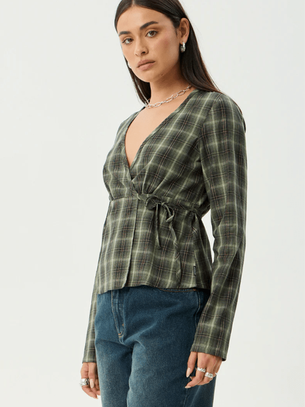 AFENDS JONAH LONG SLEEVE TOP