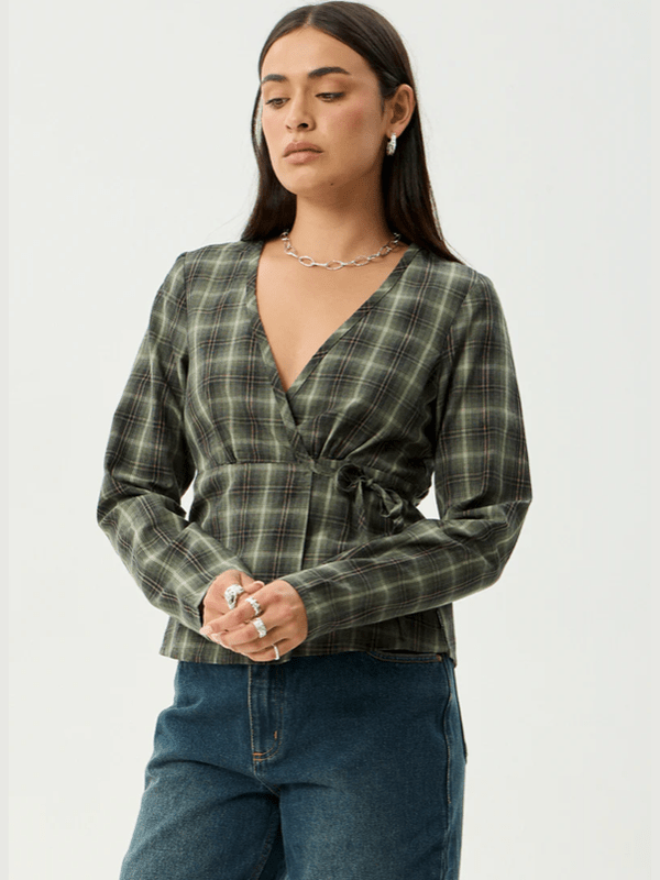 AFENDS JONAH LONG SLEEVE TOP