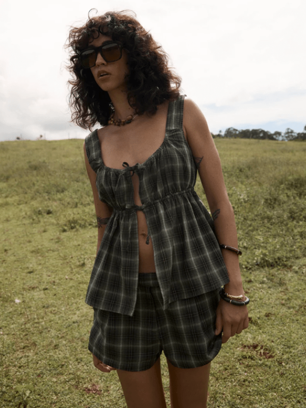 AFENDS JONAH TIE TOP
