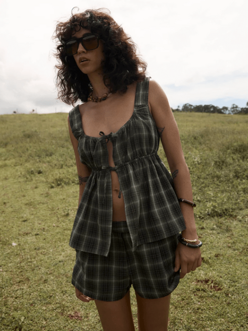 AFENDS JONAH TIE TOP