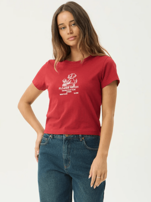 AFENDS FLOWER PATCH BABY TEE