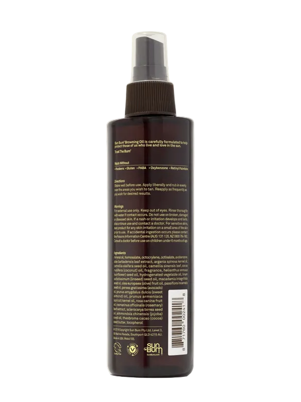 SUN BUM BROWNING OIL SPF 15