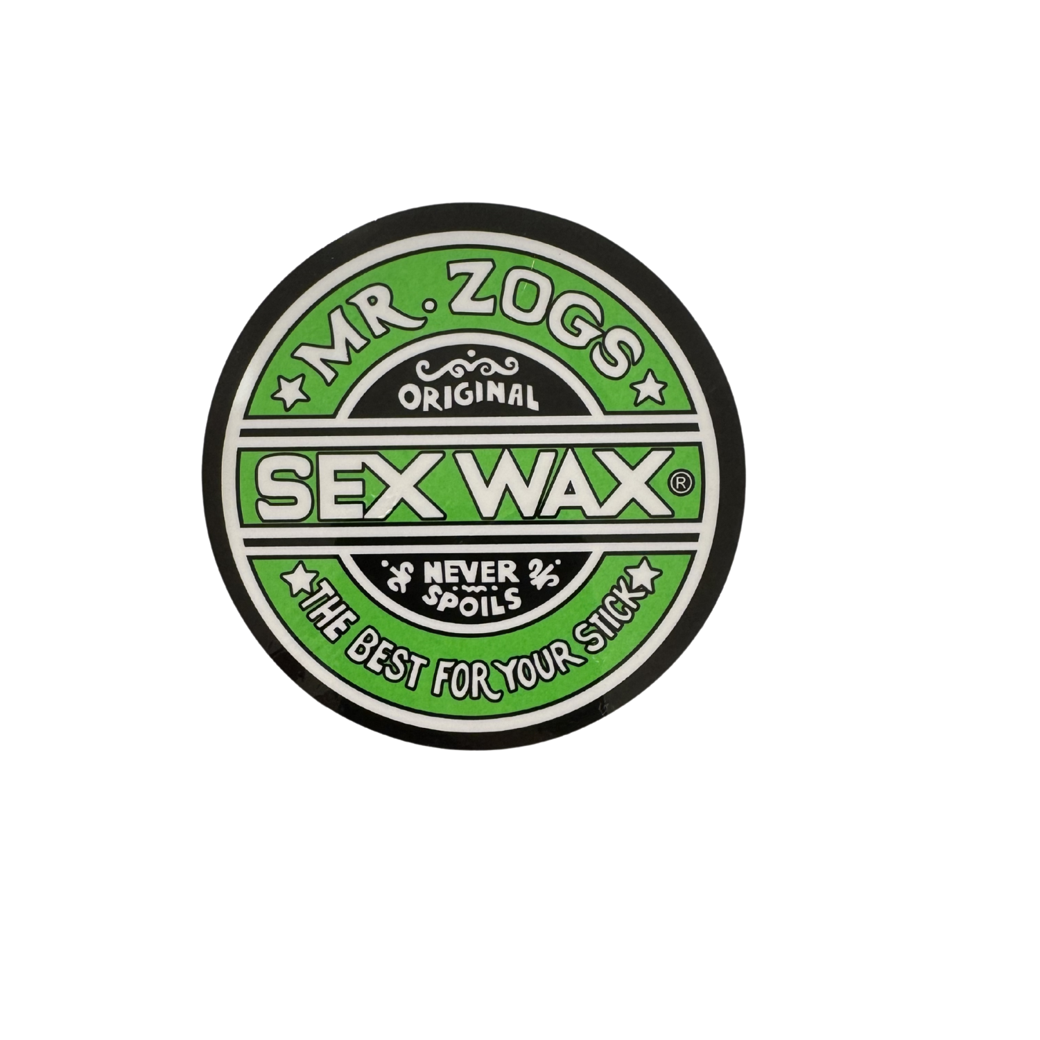 SEX WAX CIRCLE STICKER
