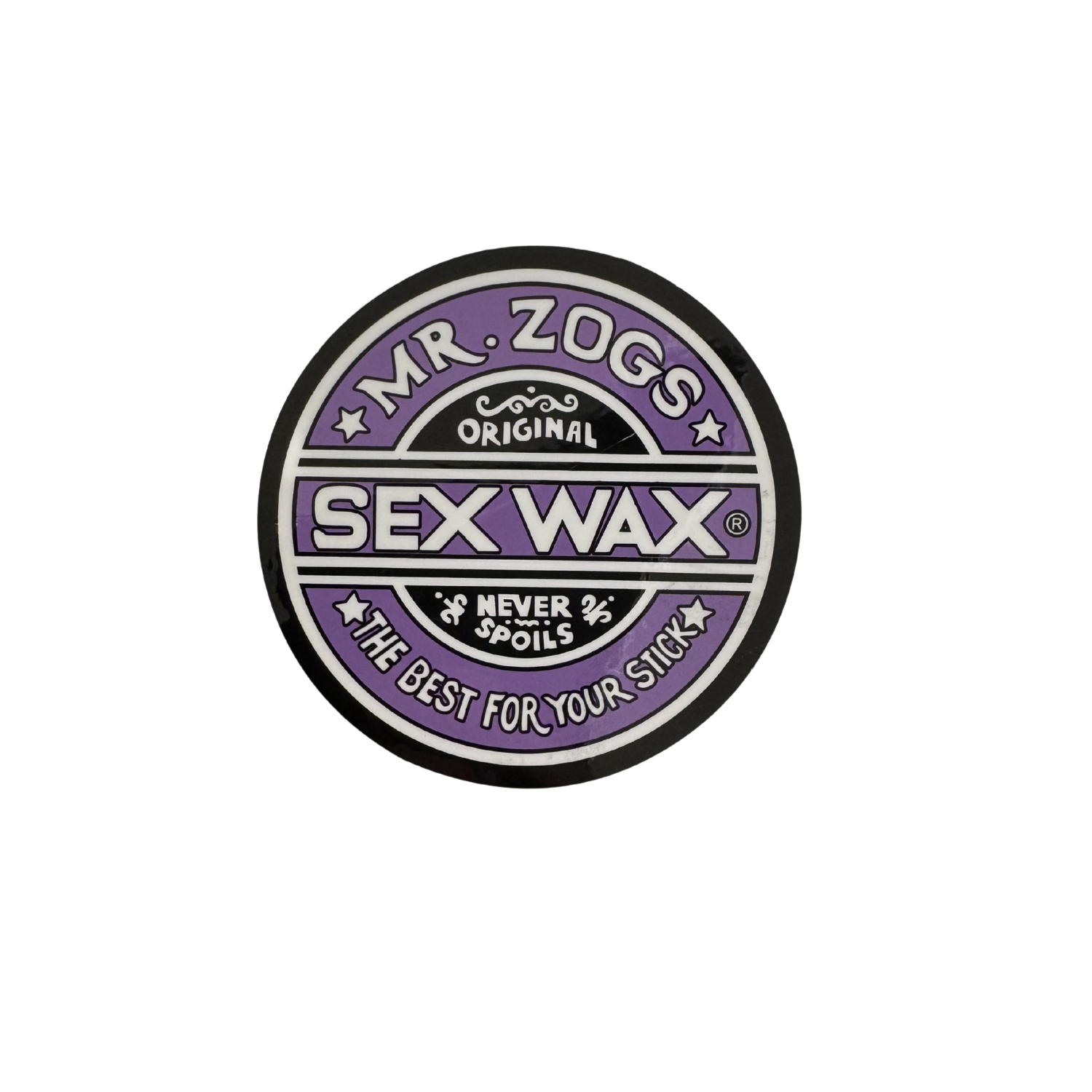 SEX WAX CIRCLE STICKER