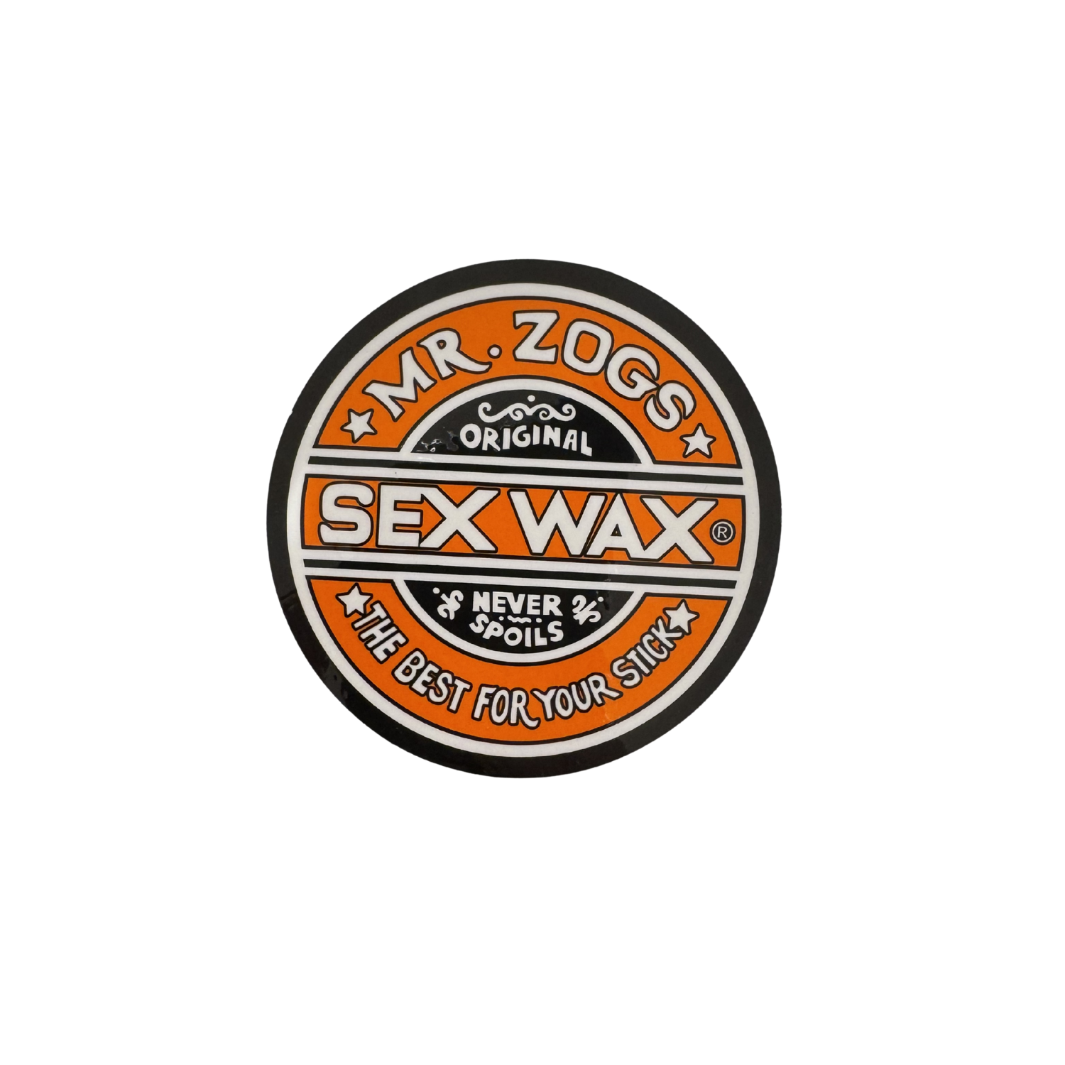 SEX WAX CIRCLE STICKER