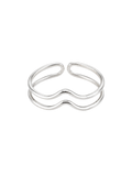 Tidal Wave Toe Ring