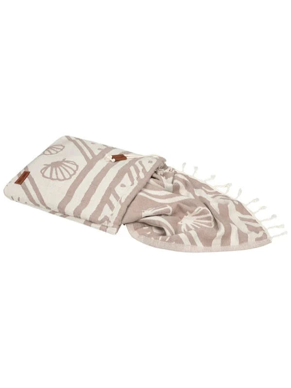 SAND CLOUD SEASHELLS TOWEL BAG