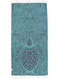 SAND CLOUD – MINT SWIRL TURTLE TOWEL