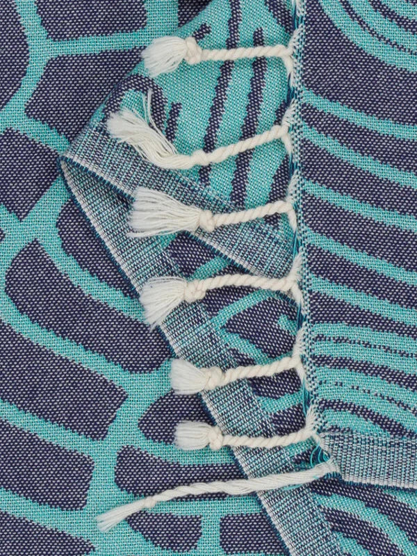 SAND CLOUD – MINT SWIRL TURTLE TOWEL