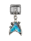 Whale Tail Italian Bracelet Charm