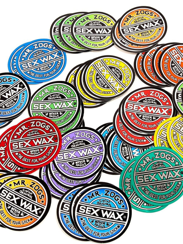 SEX WAX CIRCLE STICKER