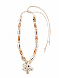 COWRIE PETAL NECKLACE
