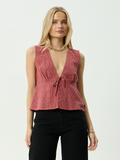 Afends Dahlia women's short sleeve everyday tee with a relaxed fit for casual wear.