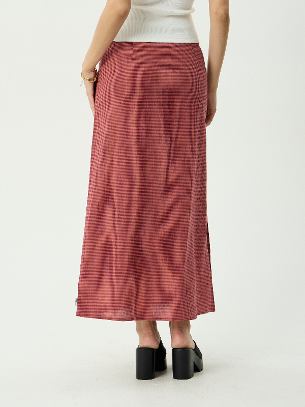 Afends Kali women's maxi skirt with a relaxed fit for everyday wear.