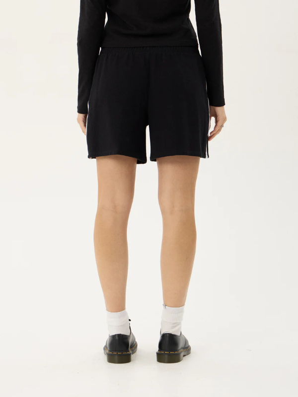 Afends Katelyn Fleece Short women's heavyweight fleece shorts with a relaxed fit for everyday comfort.