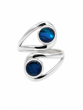 Blue Paua Abalone Ocean Ring