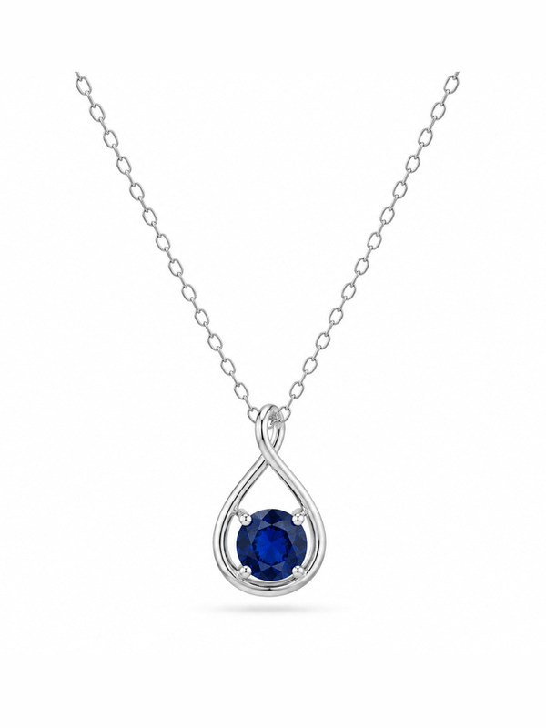 SOL GLOW NAVY NECKLACE