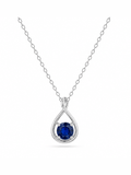 SOL GLOW NAVY NECKLACE