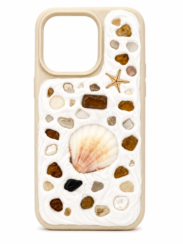 COASTAL HANDMADE SHELL IPHONE 13 PRO PHONE CASE