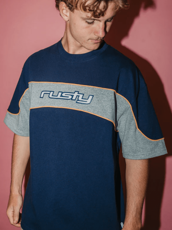 RUSTY KINETIC SHORT SLEEVE HEAVY TEE