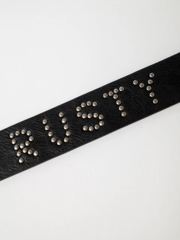 RUSTY TEASE LEATHER STUD BELT
