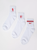 RUSTY FANCY DAY CREW 3 SOCK PACK