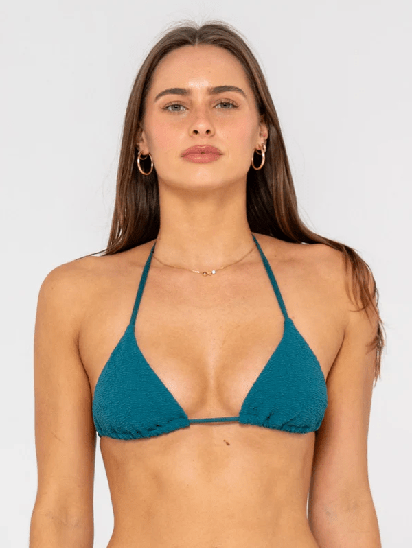 RUSTY SANDALWOOD MULTIWAY TRIANGLE BIKINI TOP