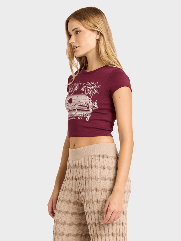 BILLABONG WOMENS CATCH SOME SUN T-SHIRT