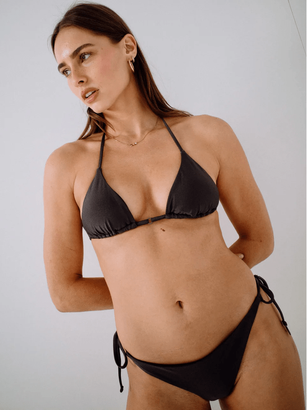 RUSTY SHADOW SIDE TIE BRAZILIAN BIKINI BOTTOM
