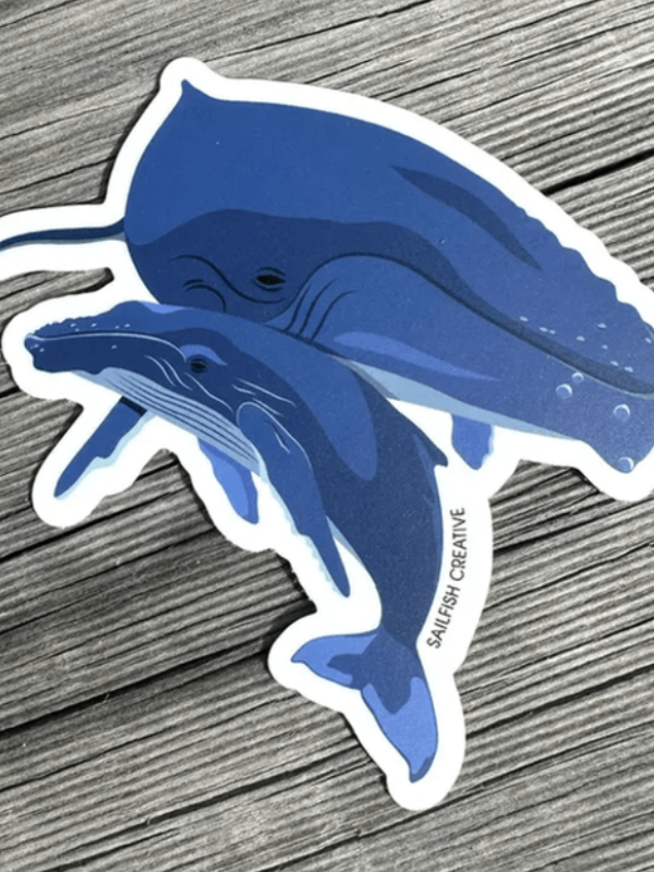 SAILFISH OCEAN LIFE SURF STICKERS