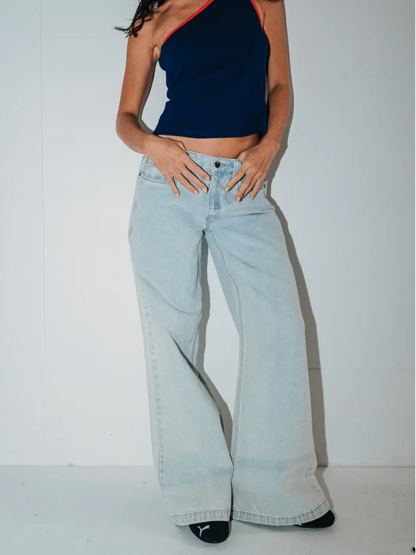 RUSTY WENDY WIDE LOW RISE JEAN