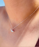WHALE HORIZON SILVER NECKLACE