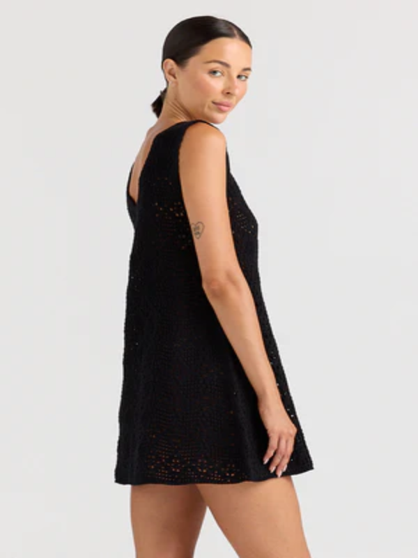 POOLSIDE PARADISO MESSINA V KNIT DRESS