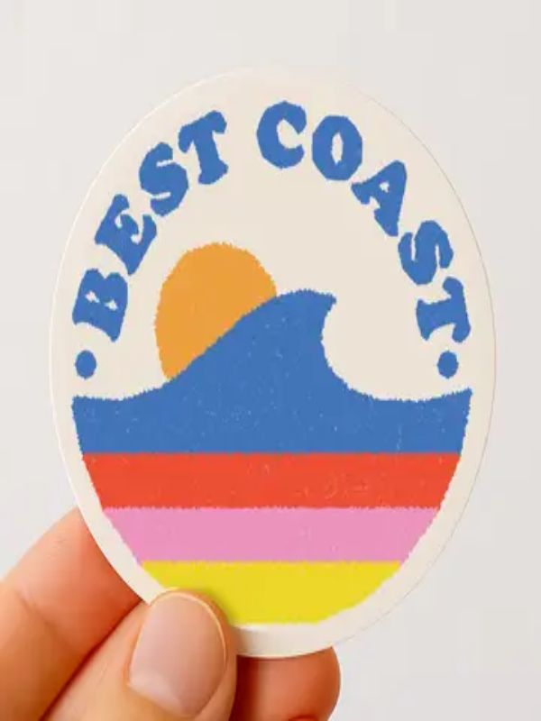 DAYDREAM PRINTS BEST COAST VINYL STICKER