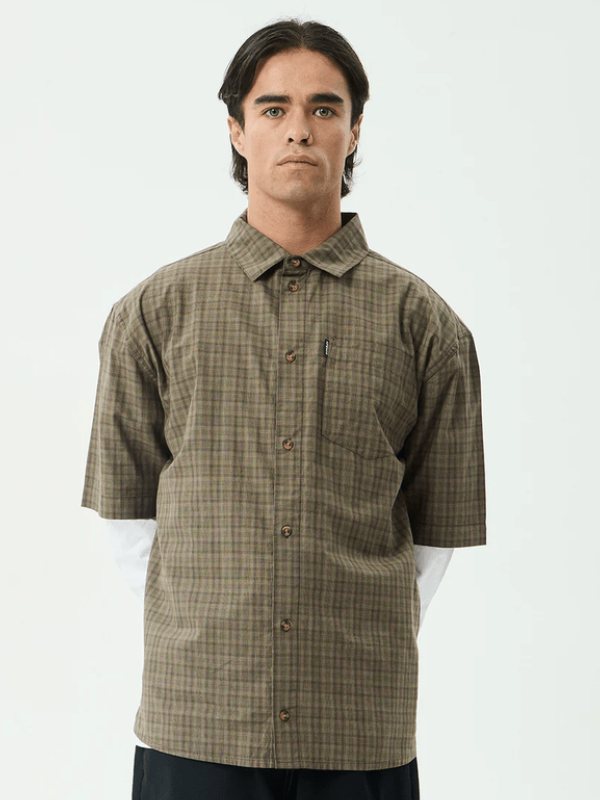 AFENDS SHADOW SHORT SLEEVE SHIRT