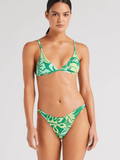 POOLSIDE PARADISO TAHITI BRALETTE TRI TIE TOP