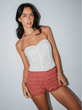 RUSTY MANDY BUTTON UP TOP
