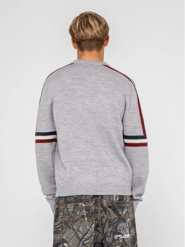 RUSTY MORITZ 2.0 GRAFFITI R CREW KNIT SWEATER