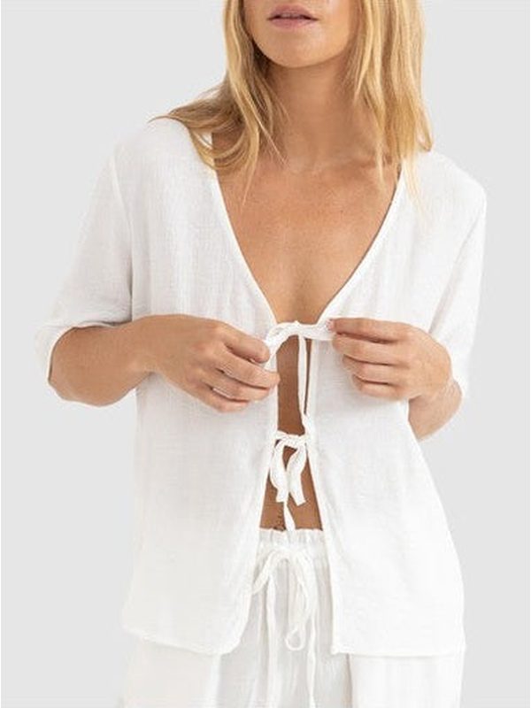 RHYTHM AIRLIE SHORT SLEEVE TOP