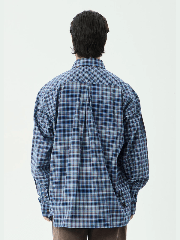 AFENDS MOUNTAINS OVERSIZED LONG SLEEVE SHIRT