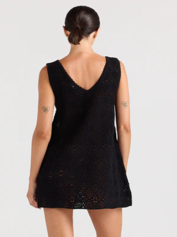 POOLSIDE PARADISO MESSINA V KNIT DRESS