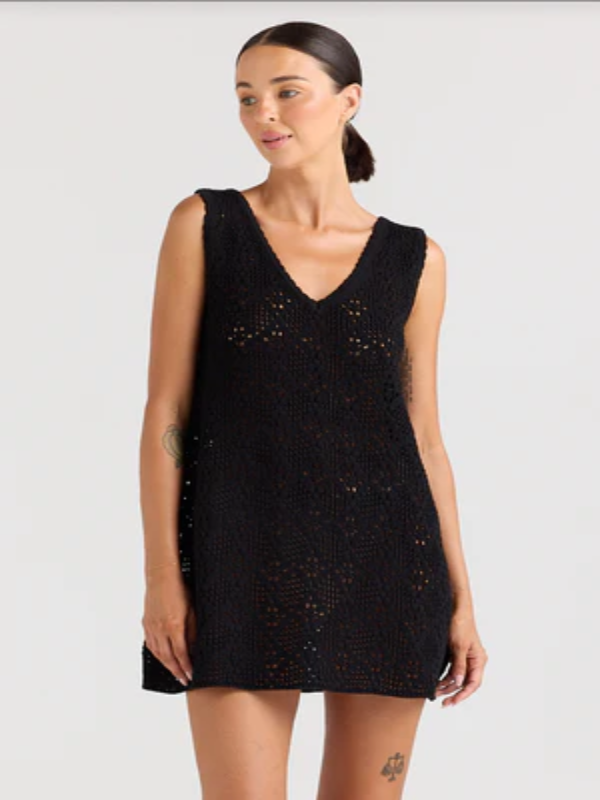 POOLSIDE PARADISO MESSINA V KNIT DRESS