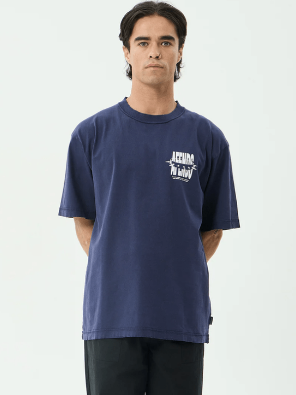 AFENDS BAD DOG RECYCLED HEAVY WEIGHT TEE