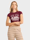 BILLABONG WOMENS CATCH SOME SUN T-SHIRT