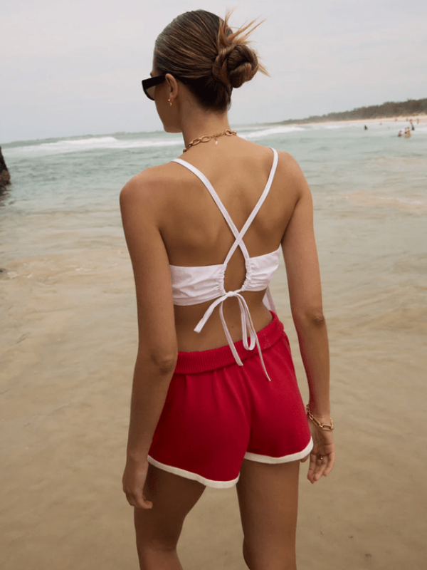 AFENDS ANNALISE TIE TOP
