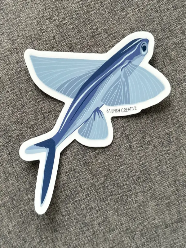 SAILFISH OCEAN LIFE SURF STICKERS