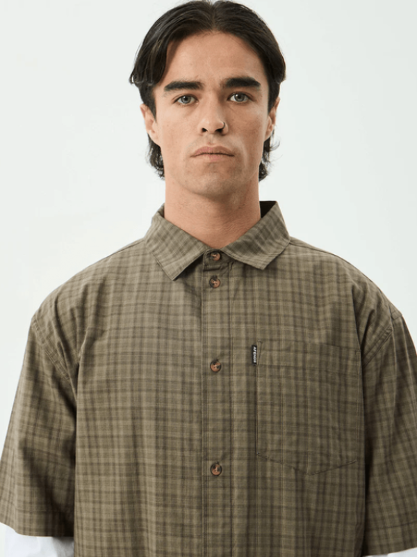 AFENDS SHADOW SHORT SLEEVE SHIRT