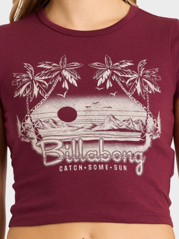 BILLABONG WOMENS CATCH SOME SUN T-SHIRT